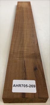 Neck Sycamore / European Maple, curly,  "Choco" , Guitar - Unique Piece #269